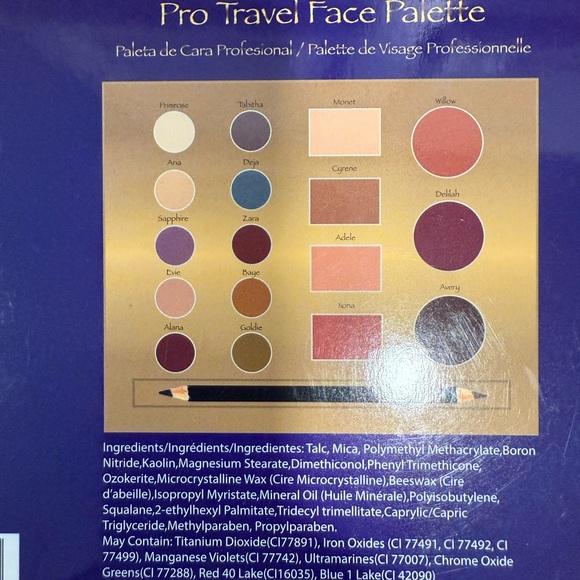 Aulora Crown Pro Travel Face Eyes Lip makeup Palette Bohemian Beauty - Picture 2 of 9